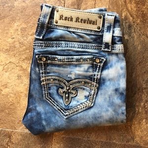Rock revival cloud Jeans